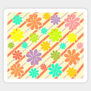 Lively flowers Sticker